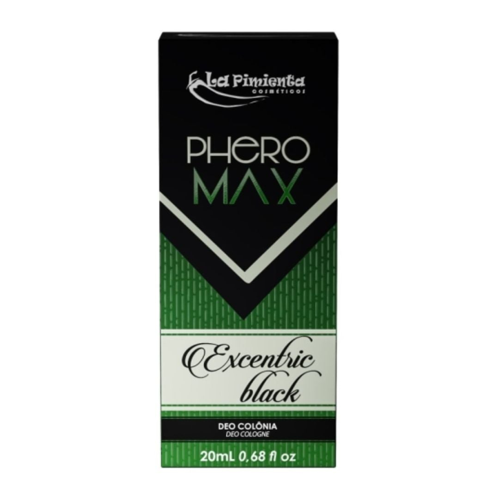 Phero Max Deo Colônia Excentric Black 20ml La Pimientada