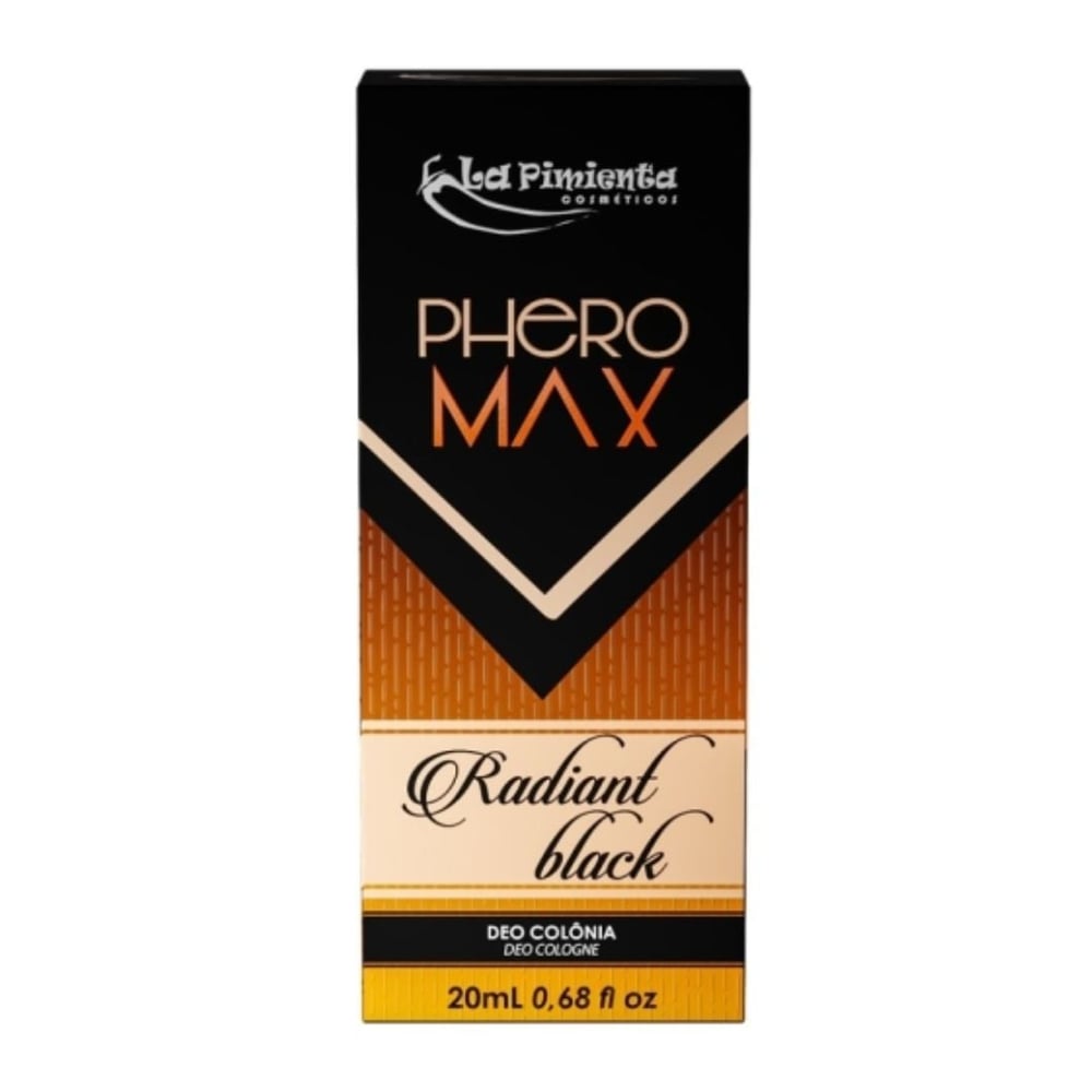Phero Max Deo Colônia Radiant Black 20ml La Pimienta