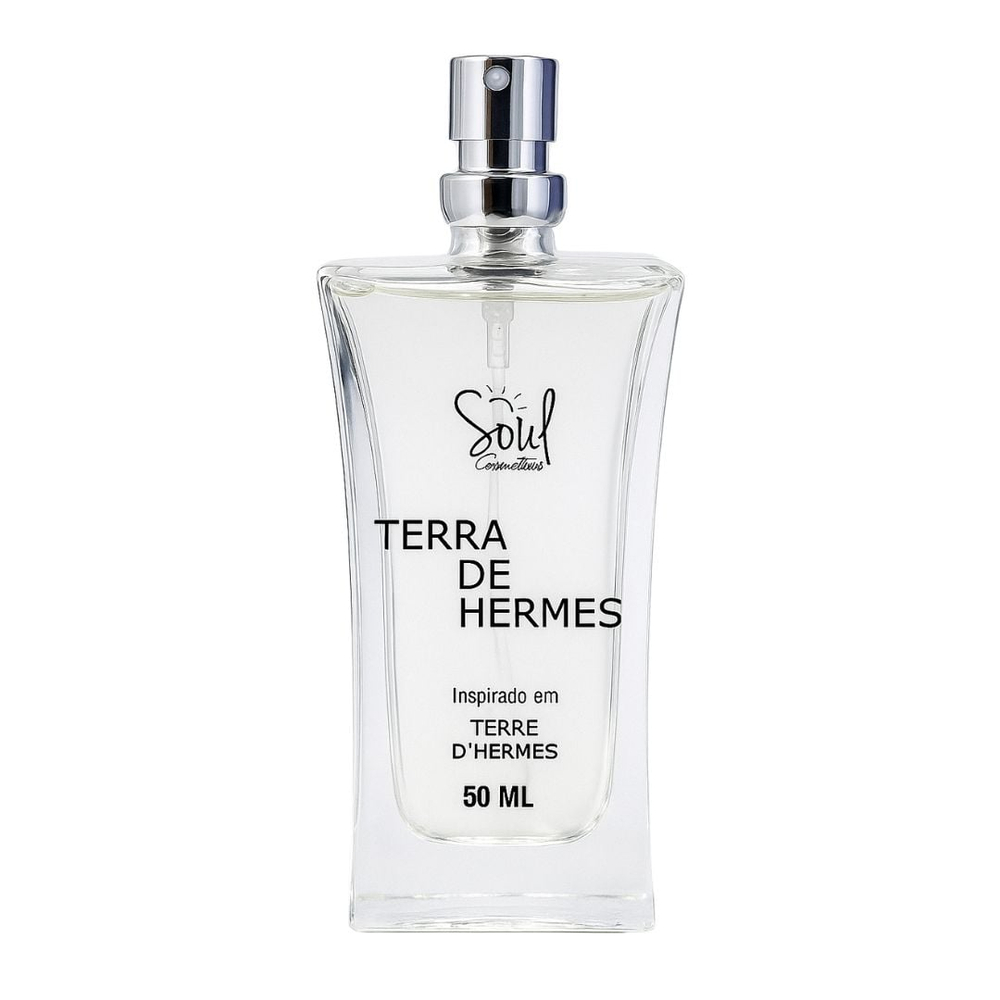 Terra De Hermes Colônia Masculina 50ml Soul Cosméticos 