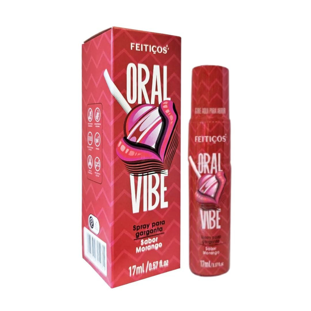 Oral Vibe Spray Vibrante Para Garganta 17ml Feitiços