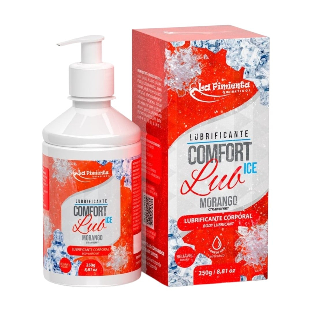 Comfort Lub Ice Lubrificante Corporal Beijável 250g La Pimienta