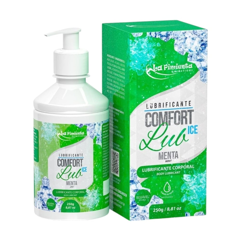 Comfort Lub Ice Lubrificante Corporal Beijável 250g La Pimienta