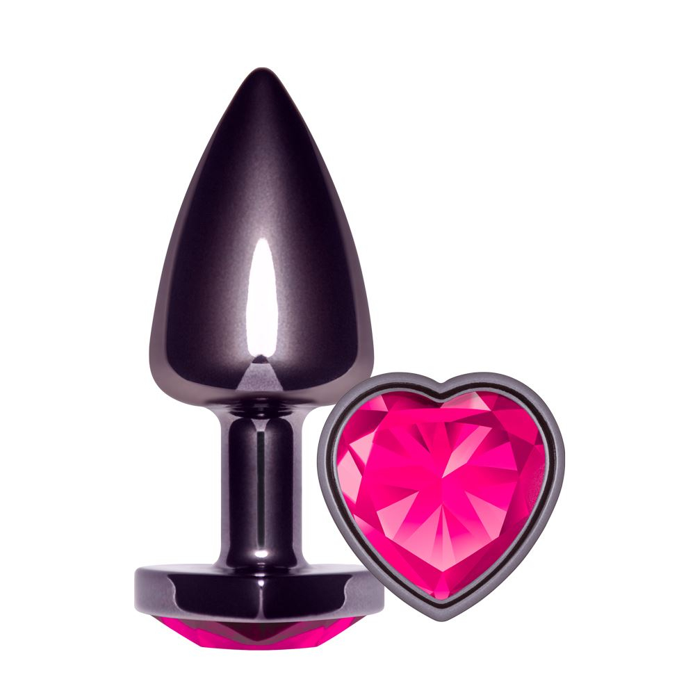 Plug Anal Coração Unique Fumê La Pimienta