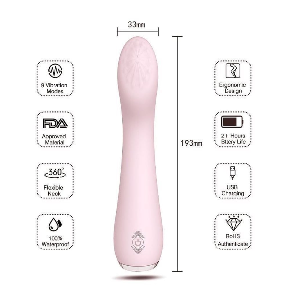 Vibrador Ponto G Recarregável Lisa S-hande