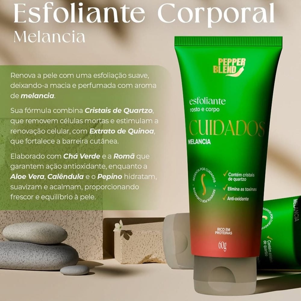 Esfoliante Corporal Linha Sedenta Por Cuidados 60g Pepper Blend