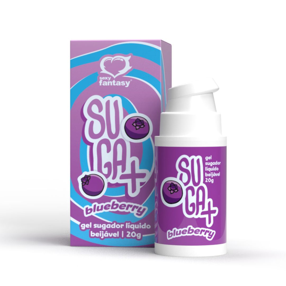 Suga+ Gel Sugador Líquido Beijável 20g Sexy Fantasy