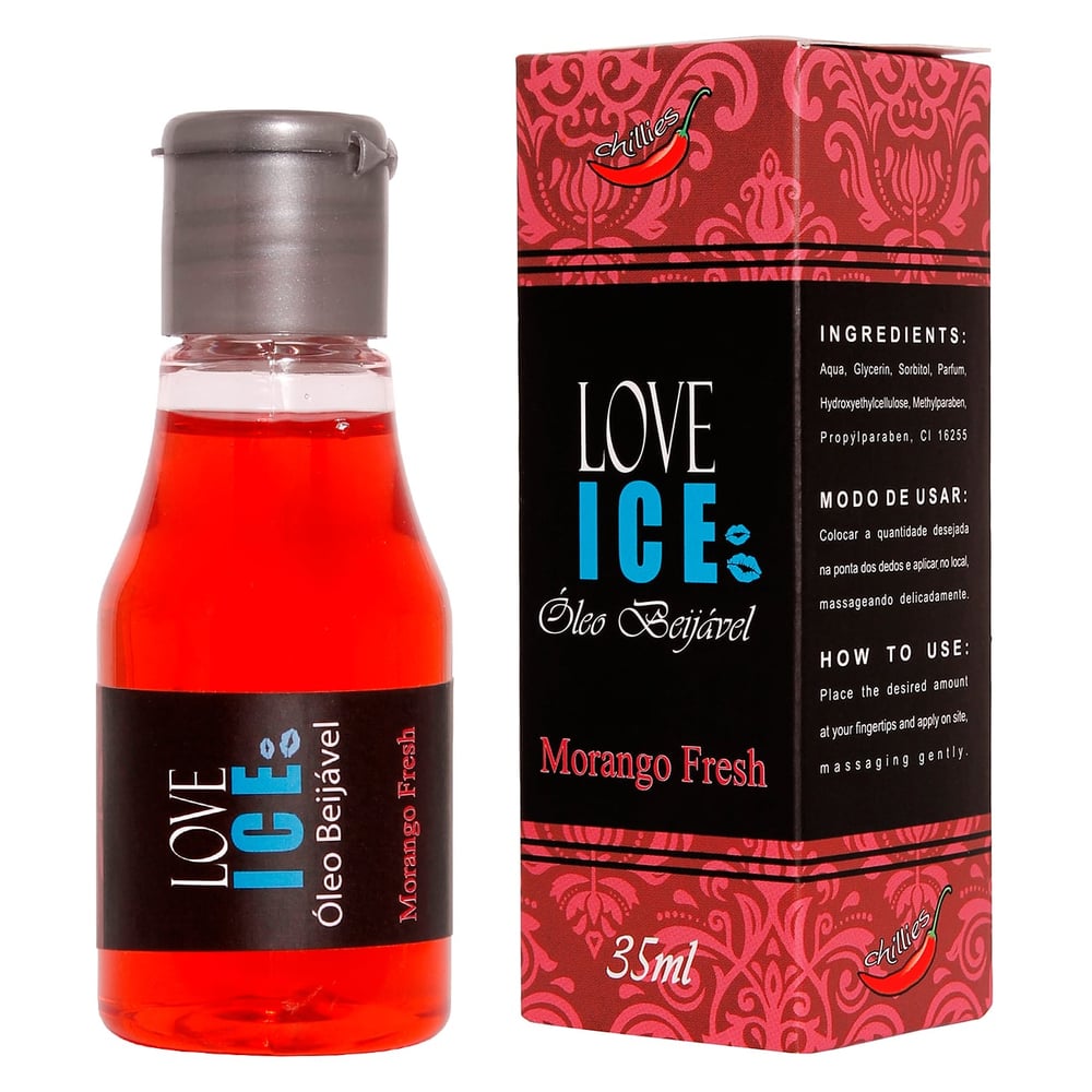 Love Ice óleo Beijável 35ml Chillies