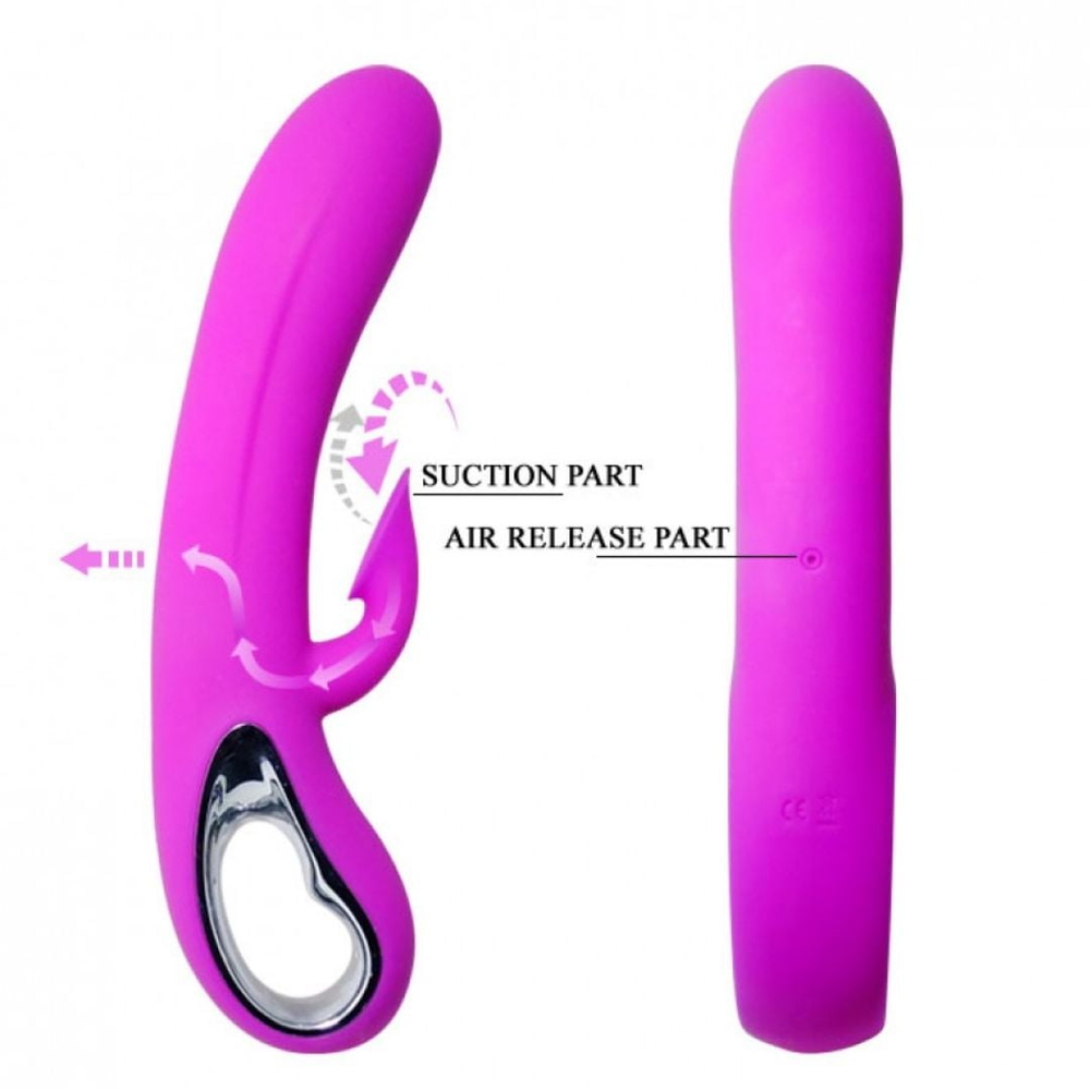 Vibrador Ponto G Nicola 12 Vibrações E 12 Modos De Sucção Pretty Love