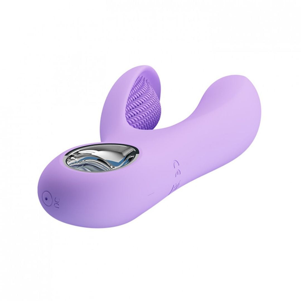 Vibrador Ponto G Com Cerdas Massageadoras Canrol 7 Vibrações Pretty Love