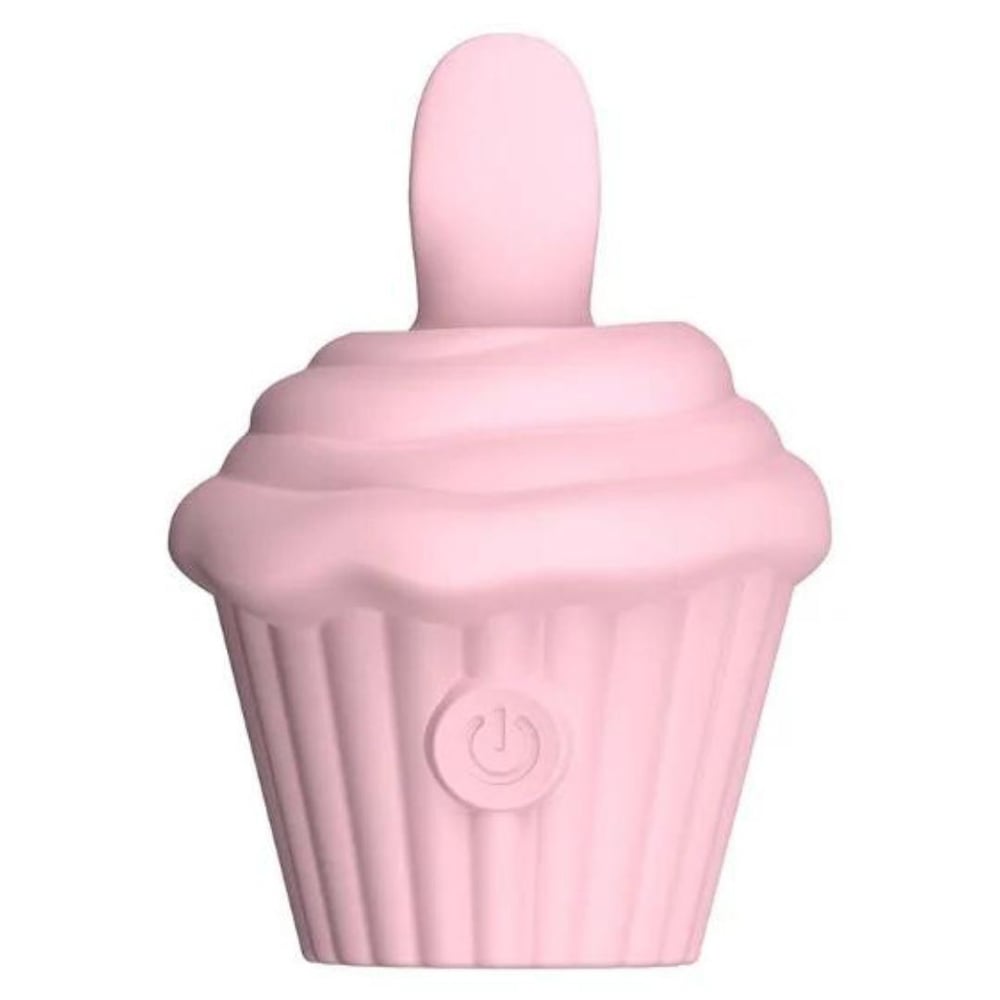 Estimulador Formato De Cupcake Com Língua Estimuladora 10 Vibrações Vibe Toys