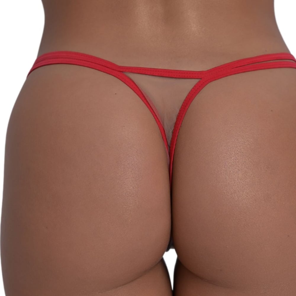 Calcinha Em Tule Hello Kitty Red Pimenta Sexy