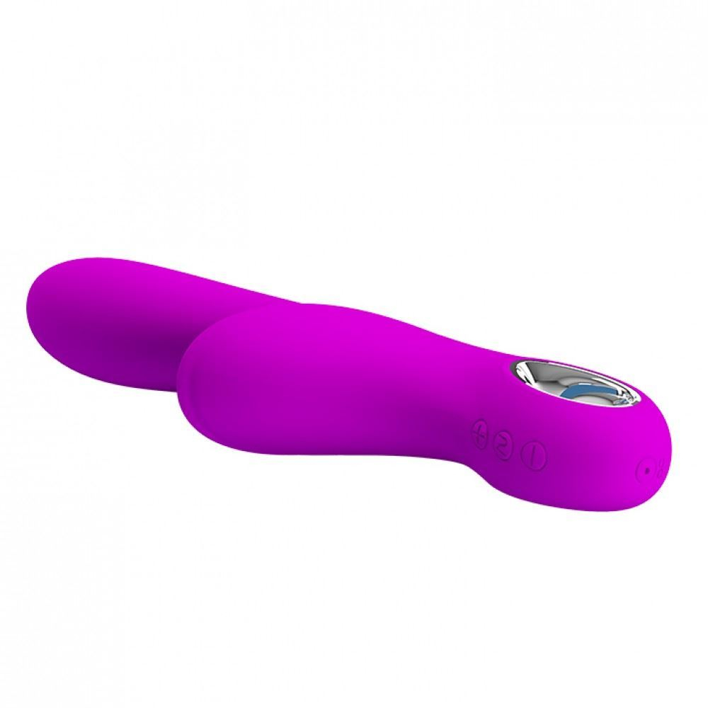 Vibrador Com Estimulador Clitoriano Carol Pretty Love