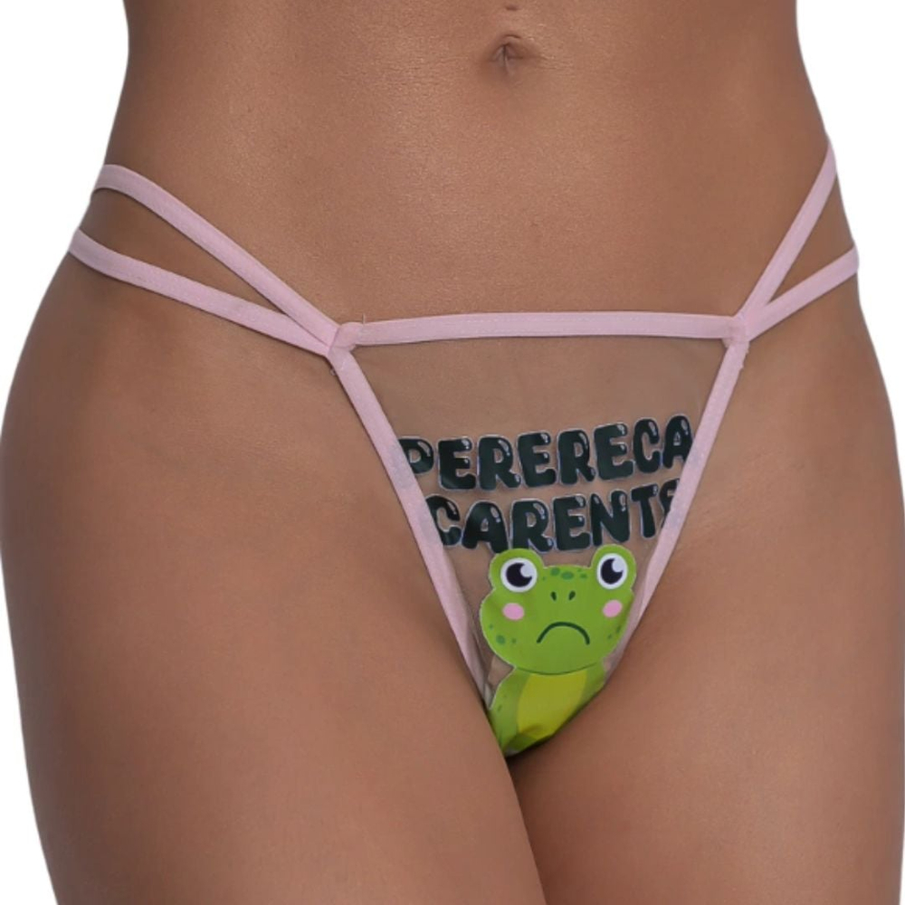 Calcinha Em Tule Perereca Carente Pimenta Sexy