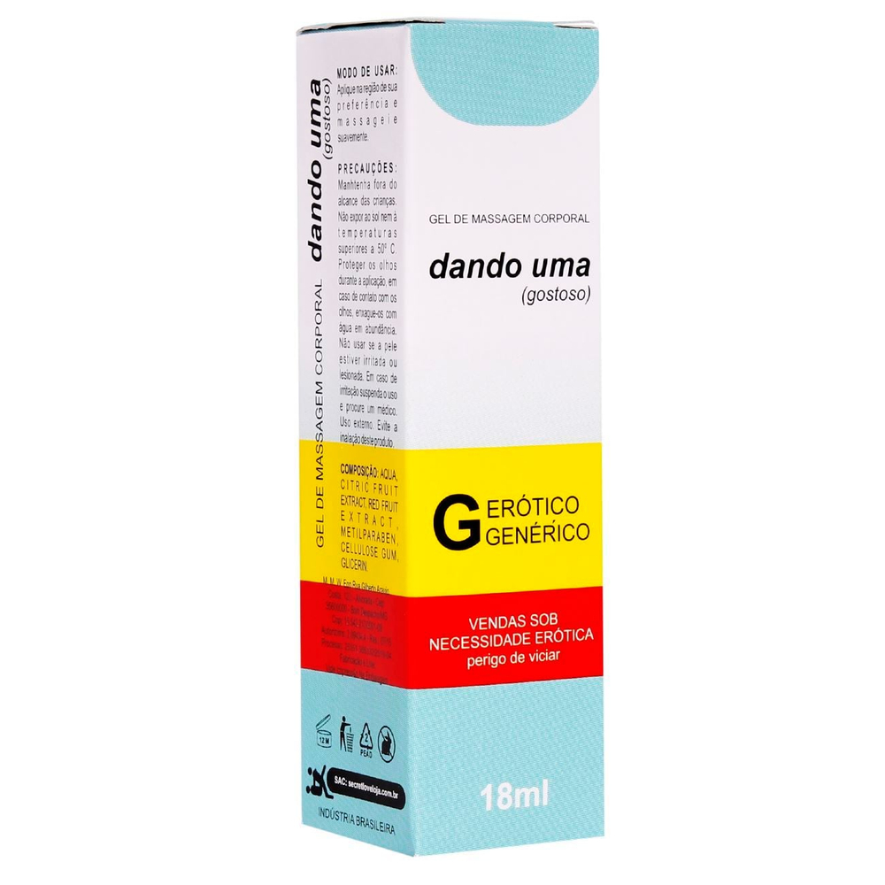 Dando Uma Gostoso Gel Masculino 18ml Secret Love