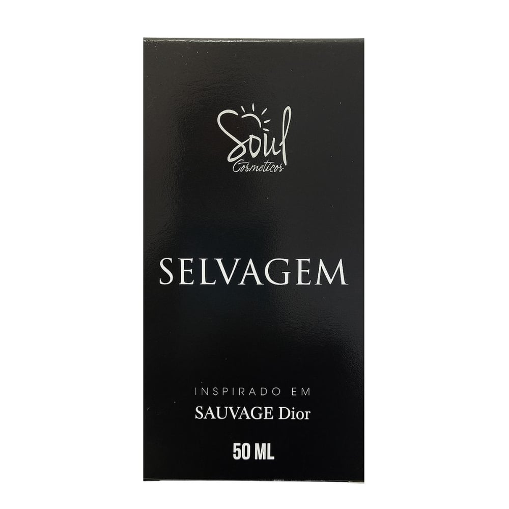 Selvagem Colônia Masculina 50ml Soul Cosméticos