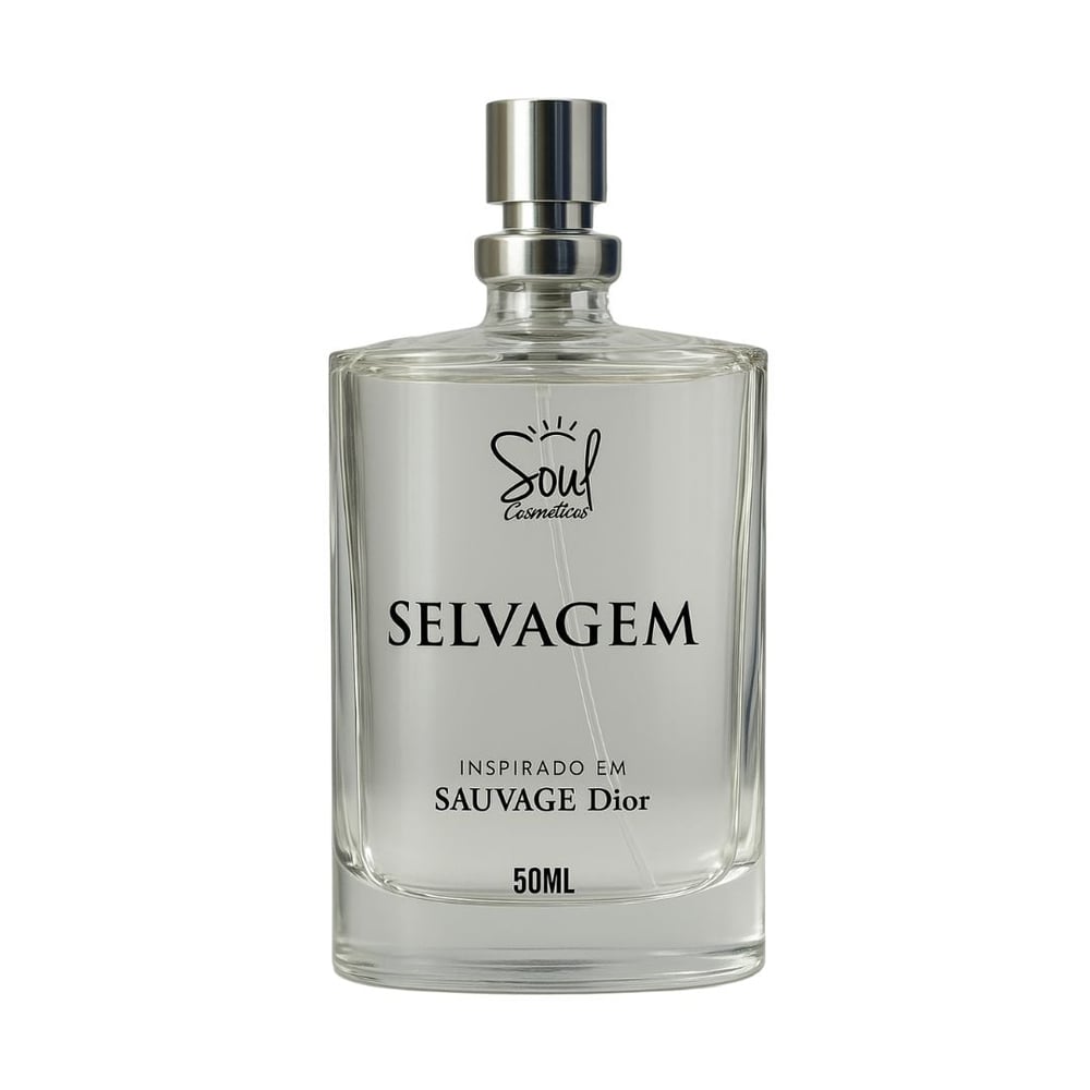 Selvagem Colônia Masculina 50ml Soul Cosméticos