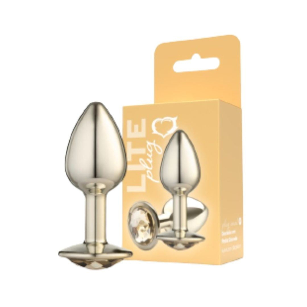 Plug Anal Com Pedra Tamanho M Linha Lite Sexy Fantasy