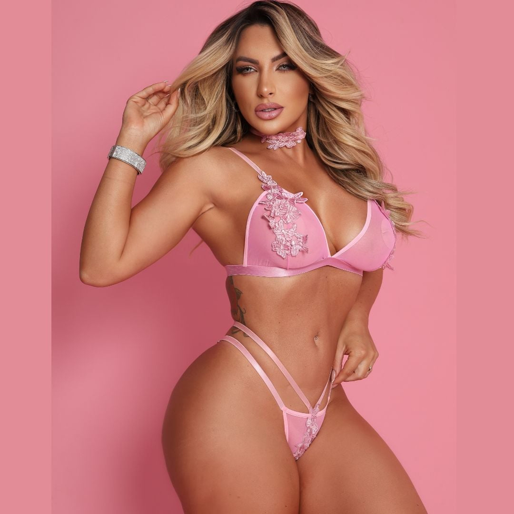 Conjunto Sensual Glow Night Tallyta Moda Apimentada