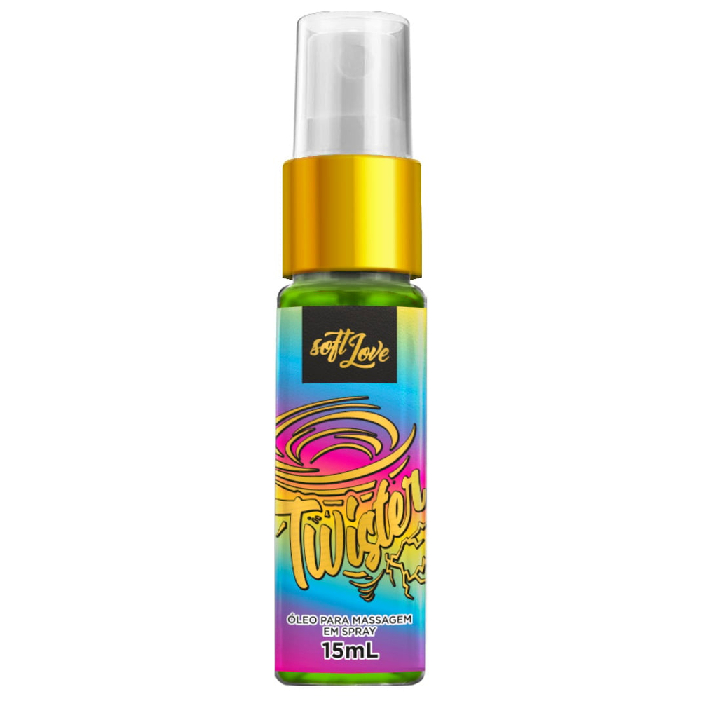 Twister óleo Para Massagem Em Spray 15ml Soft Love