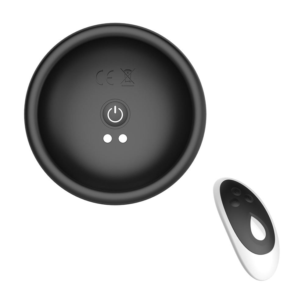 Plug Anal Fingertip Metal Com Ventosa Recarregável Com 10 Modos De Vibração Vibe Toys