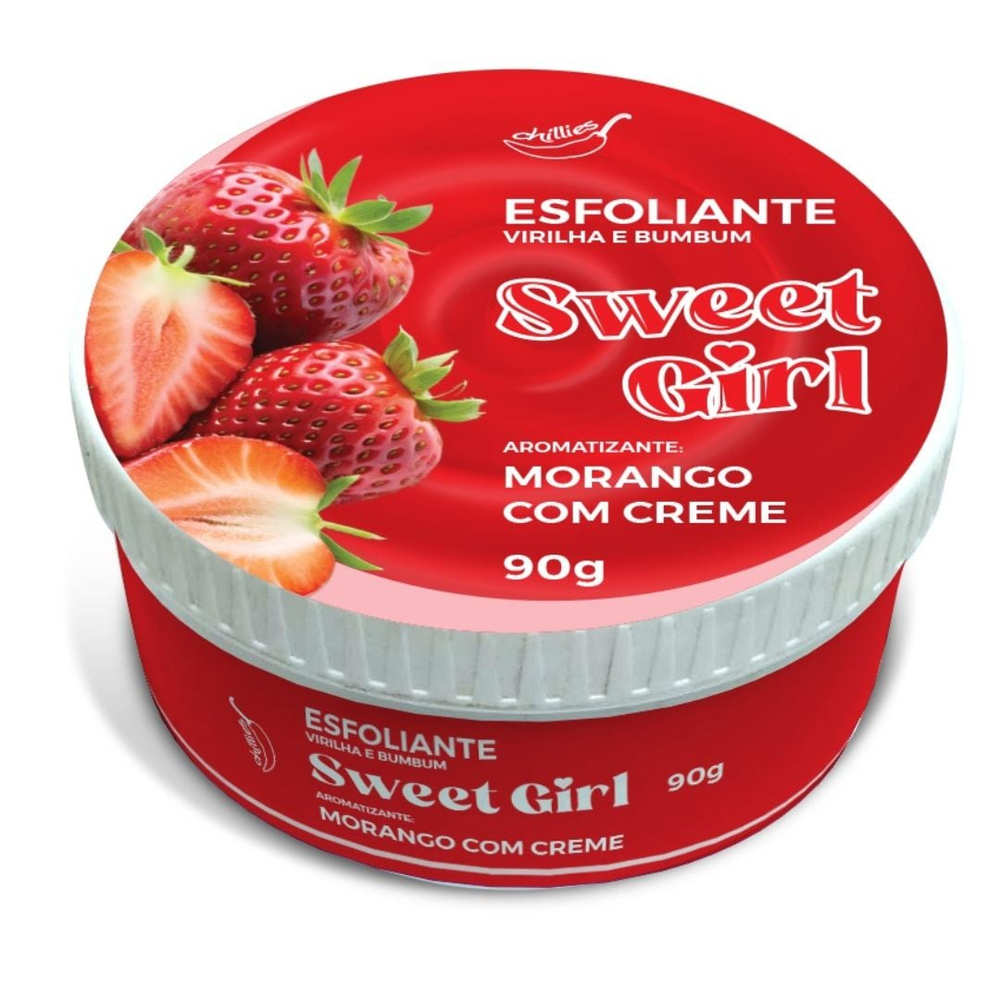 Sweet Girl Esfoliante Para Virilha E Bumbum 90g Chillies