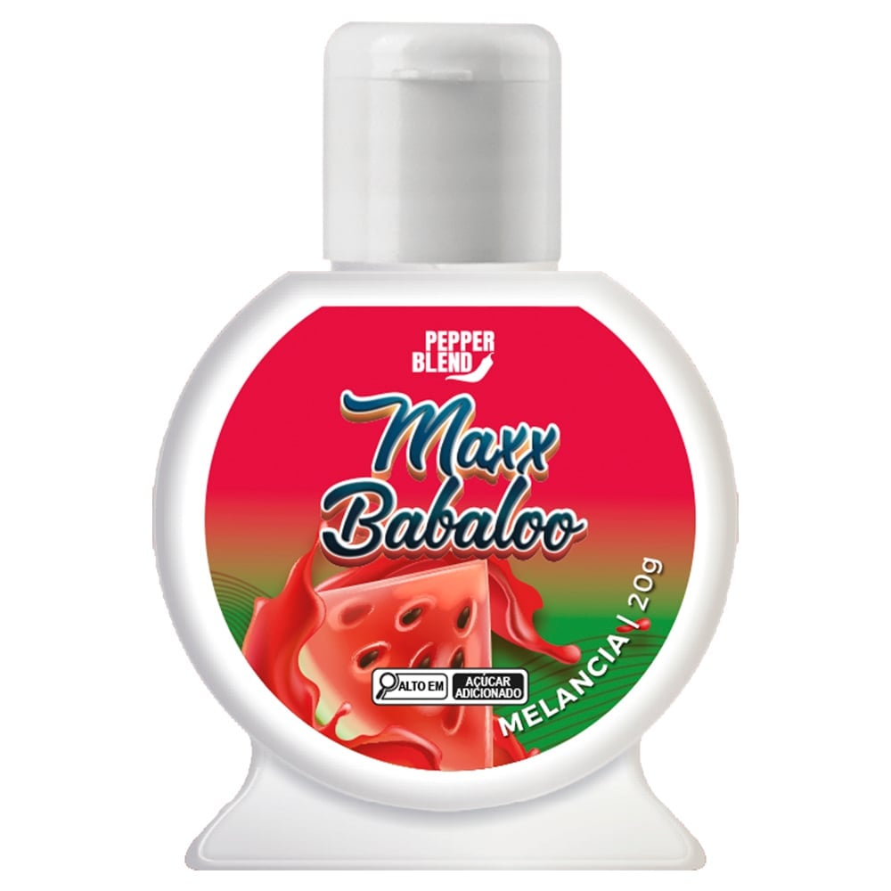 Max Babaloo Gel Coméstivel  Beijável 20g Pepper Blend
