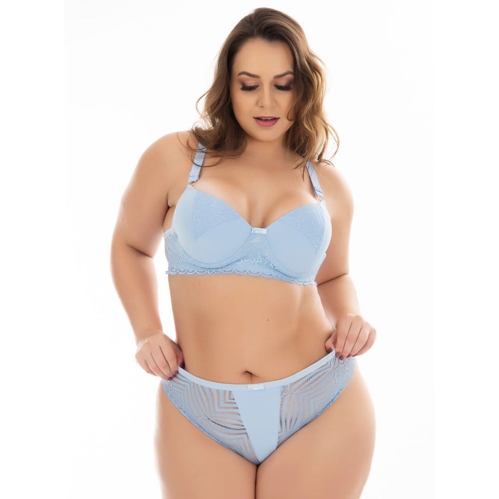 Conjunto Plus Size Belinda Em Renda Patitex
