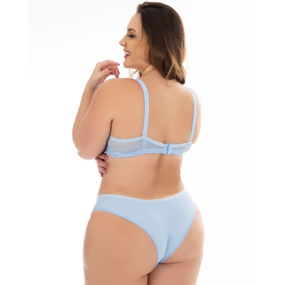 Conjunto Plus Size Belinda Em Renda Patitex