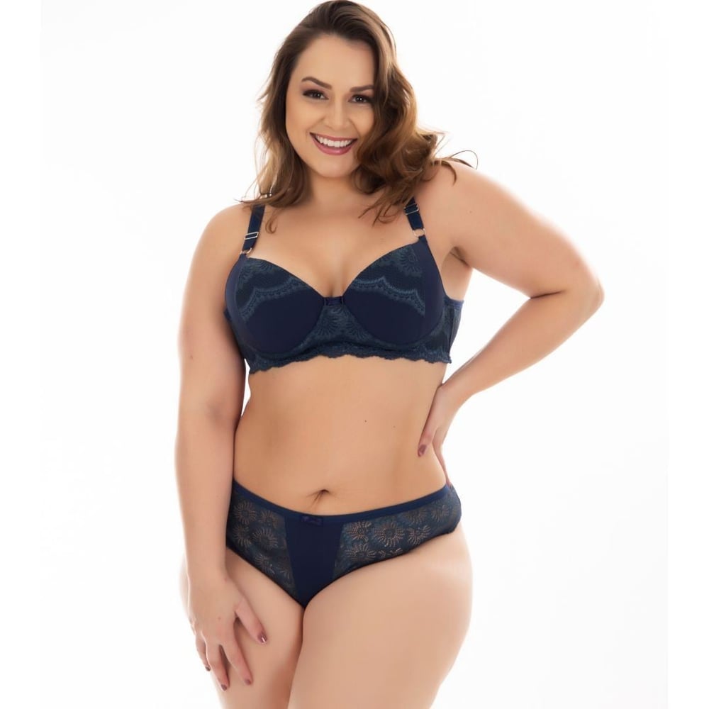 Conjunto Plus Size Belinda Em Renda Patitex