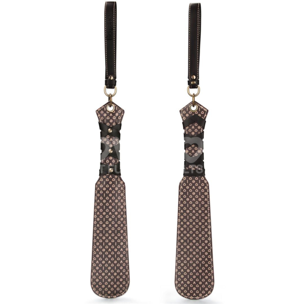 Palmatória Em Couro Sintético Love Paddle Linha Rebellion Reign Vibe Toys