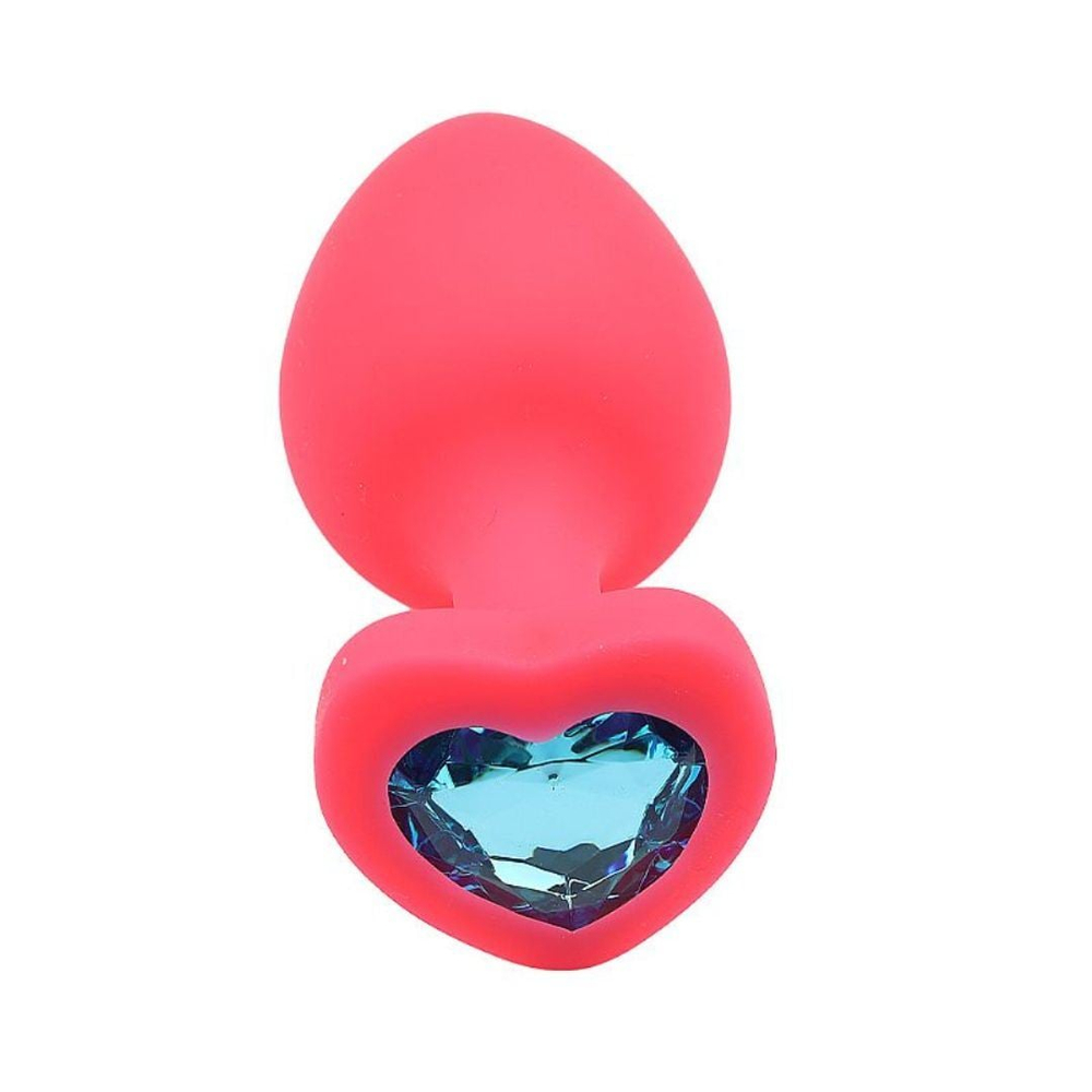 Plug Anal Silicone Coração Grande 9,0 X 4,0 Cm Vibe Toys