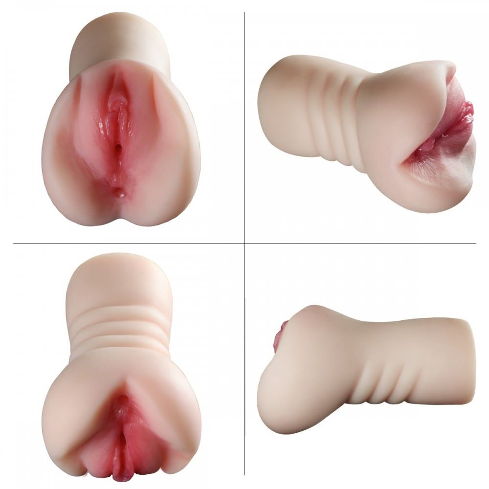 Masturbador Masculino Realista Com Vagina útero E ânus Crazy Lion