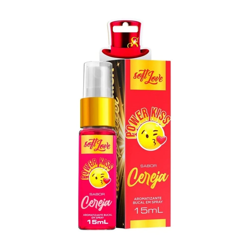 Power Kiss Aromatizante Bucal Spray 15ml Soft Love
