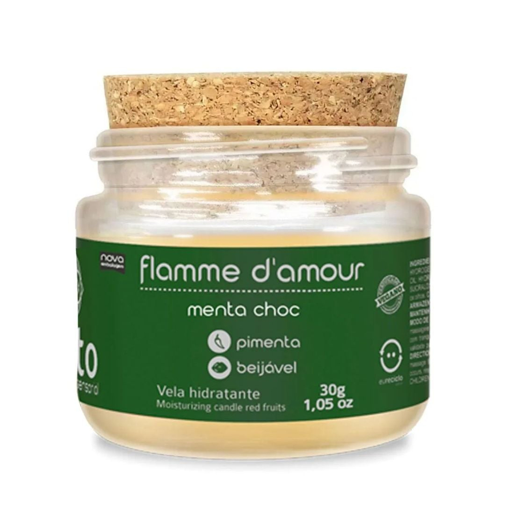 Flamme D Amour Vela Beijável 30g Santo Sexo