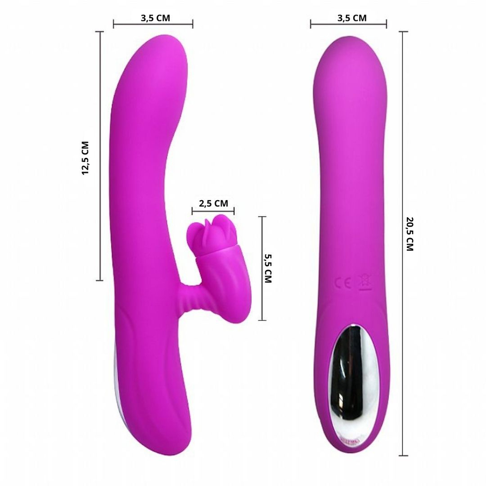 Vibrador Ponto G Buck 4 Modos De Rotação E 7 Modos De Vibração Pretty Love
