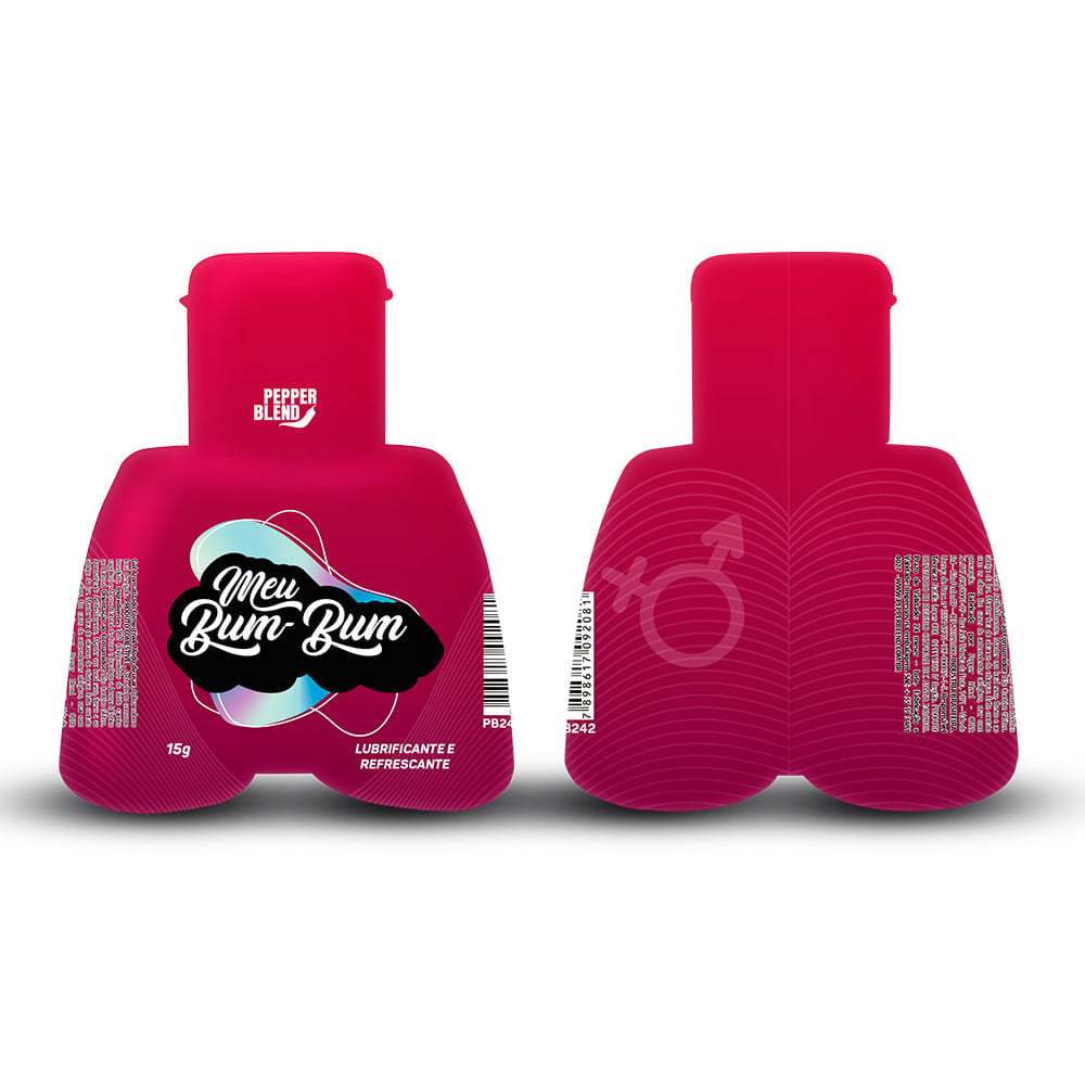 Lubrificante Anal Refrescante Meu Bumbum 15g Pepper Blend