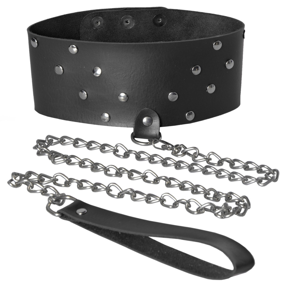 Coleira Scandal Com Guia Dominatrix