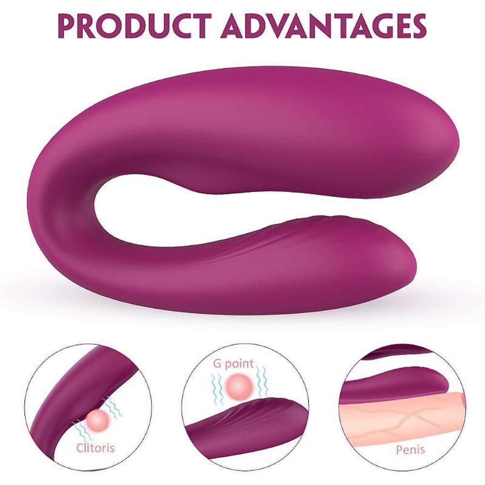 Vibrador Casal Silicone Amzing Toy