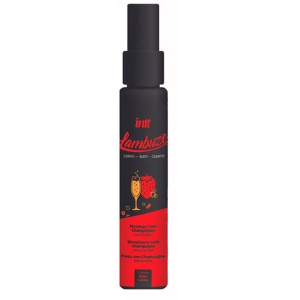 Lambuze Gel Beijável Para Massagem Hot 55ml Intt