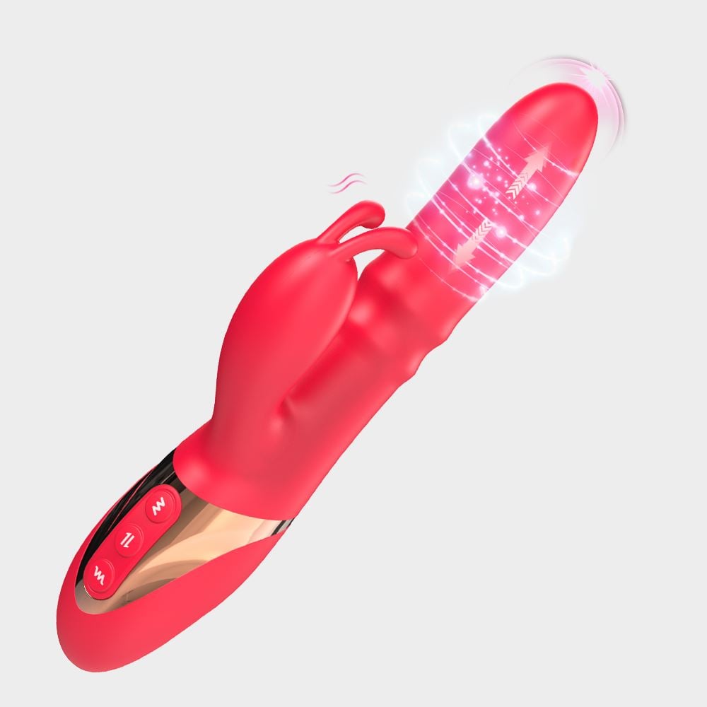 Vibrador Vai E Vem Com Estimulador Vibrancy 3 Vibrações Vibe Toys