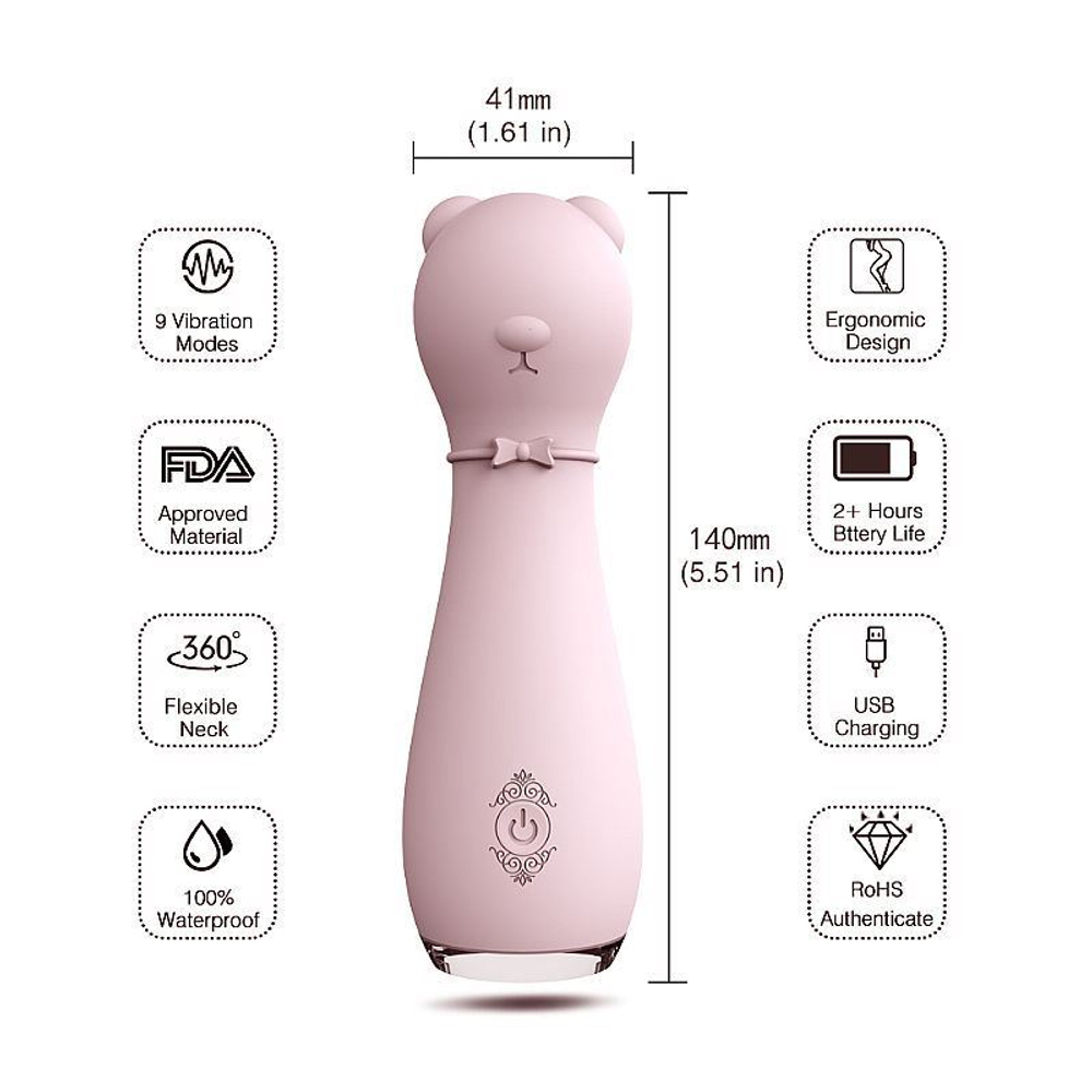 Vibrador Massageador Feminino Bonnie S-hande