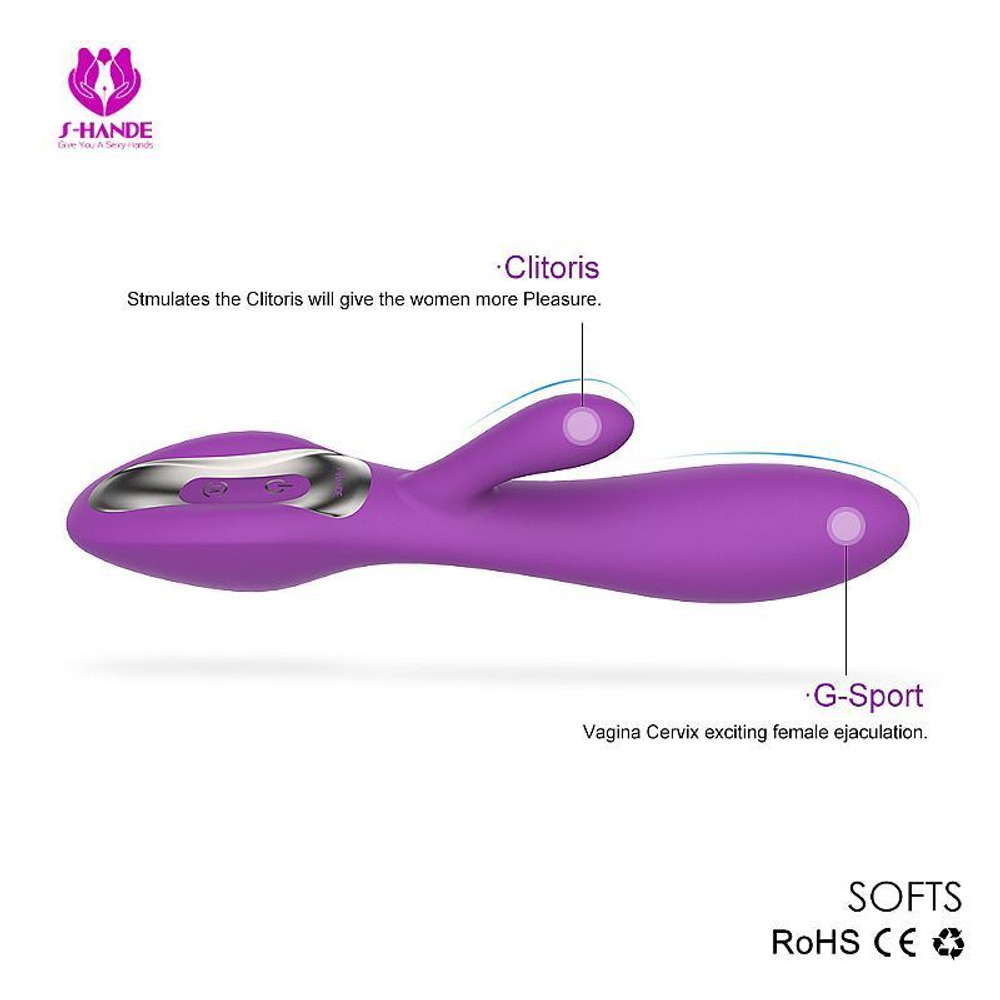 Vibrador Ponto G Softs Recarregável S-hande