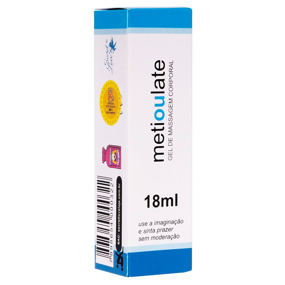 Metioulate Lubrificante Beijável18ml Secret Love