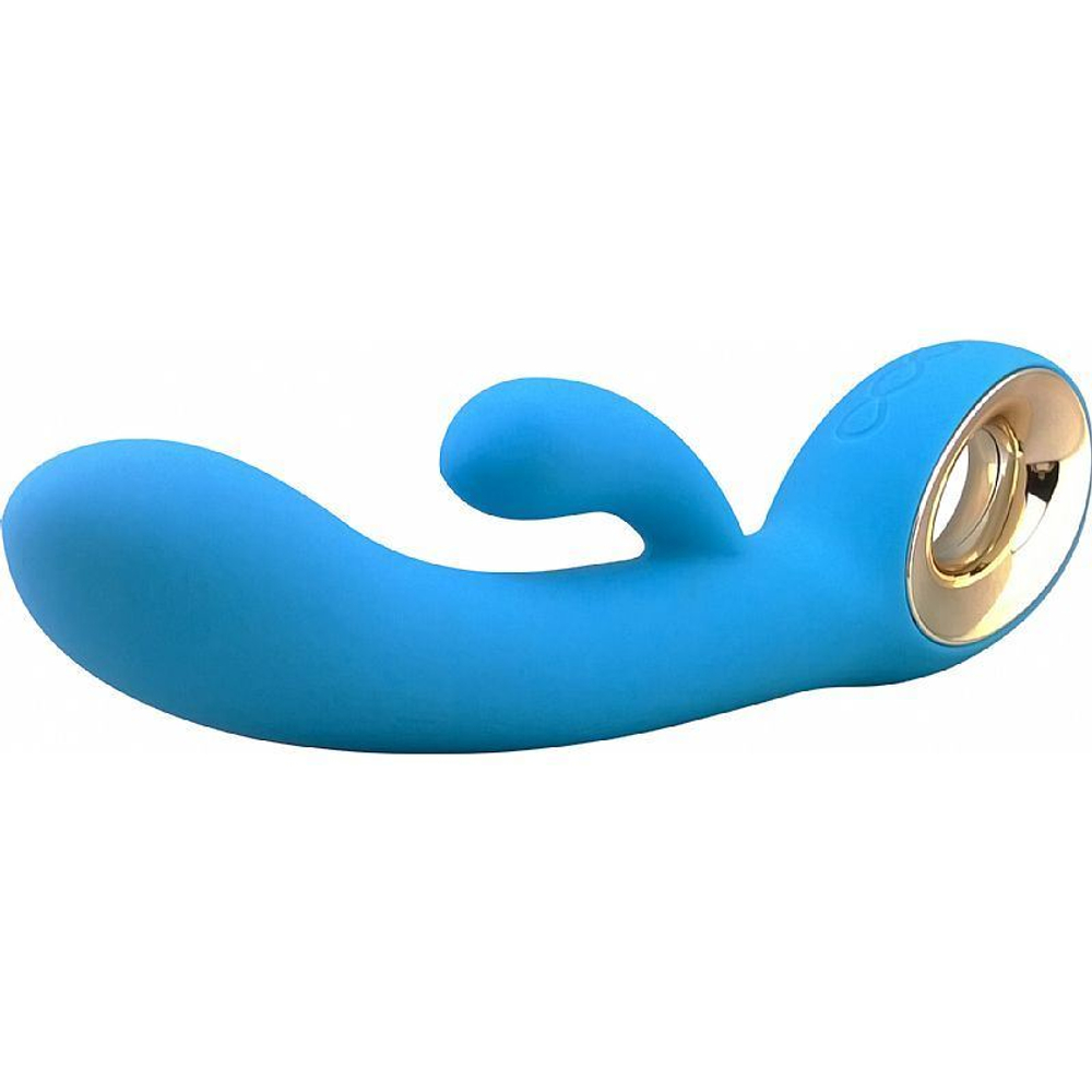 Vibrador Jakiro Em Puro Silicone Com Dupla Estimulação 24x5,6 Cm Vibe Toys