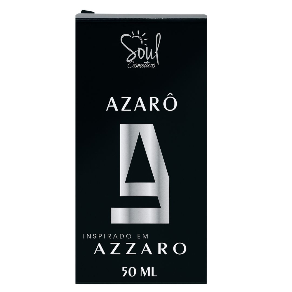 Azarô Colônia Masculina 50ml Soul Cosméticos 