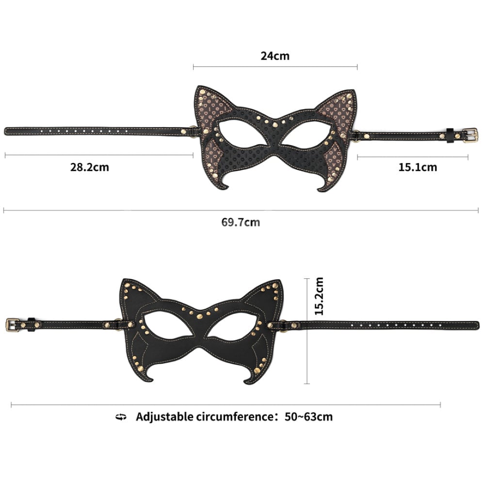 Máscara Cat Mask Com Tiras Linha Rebellion Reign