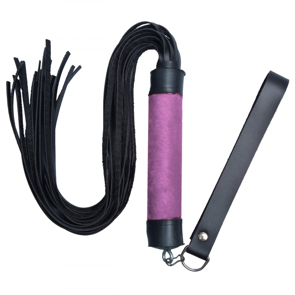 Chicote Dominatrix 24 Tiras 40cm Pelúcia  Dominatrix