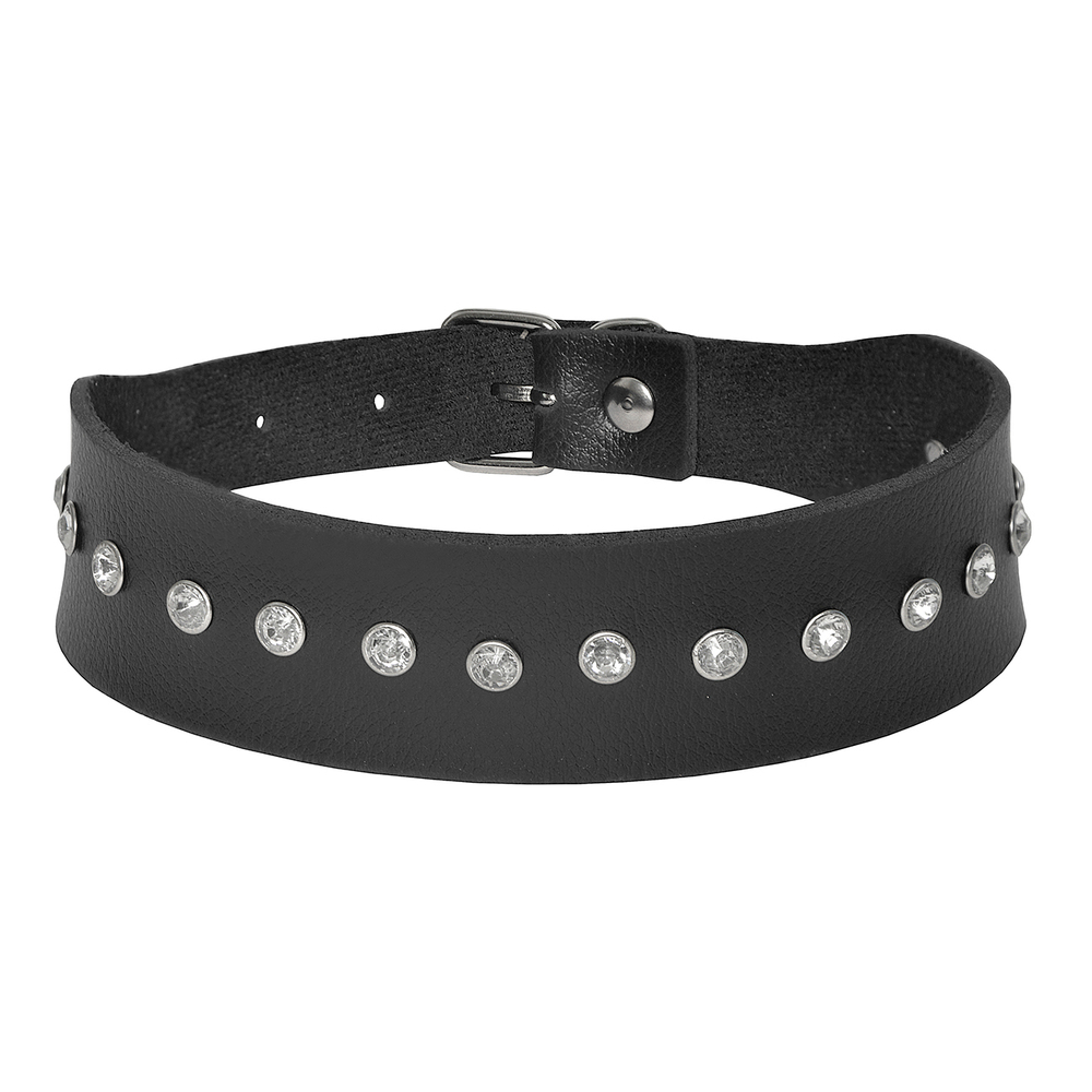 Choker Princess Ajustável Com Pedras Dominatrix