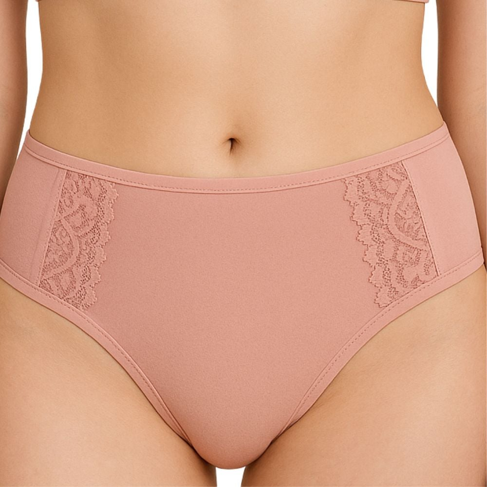 Calcinha Fio Dental Duplo Com Renda Nayane