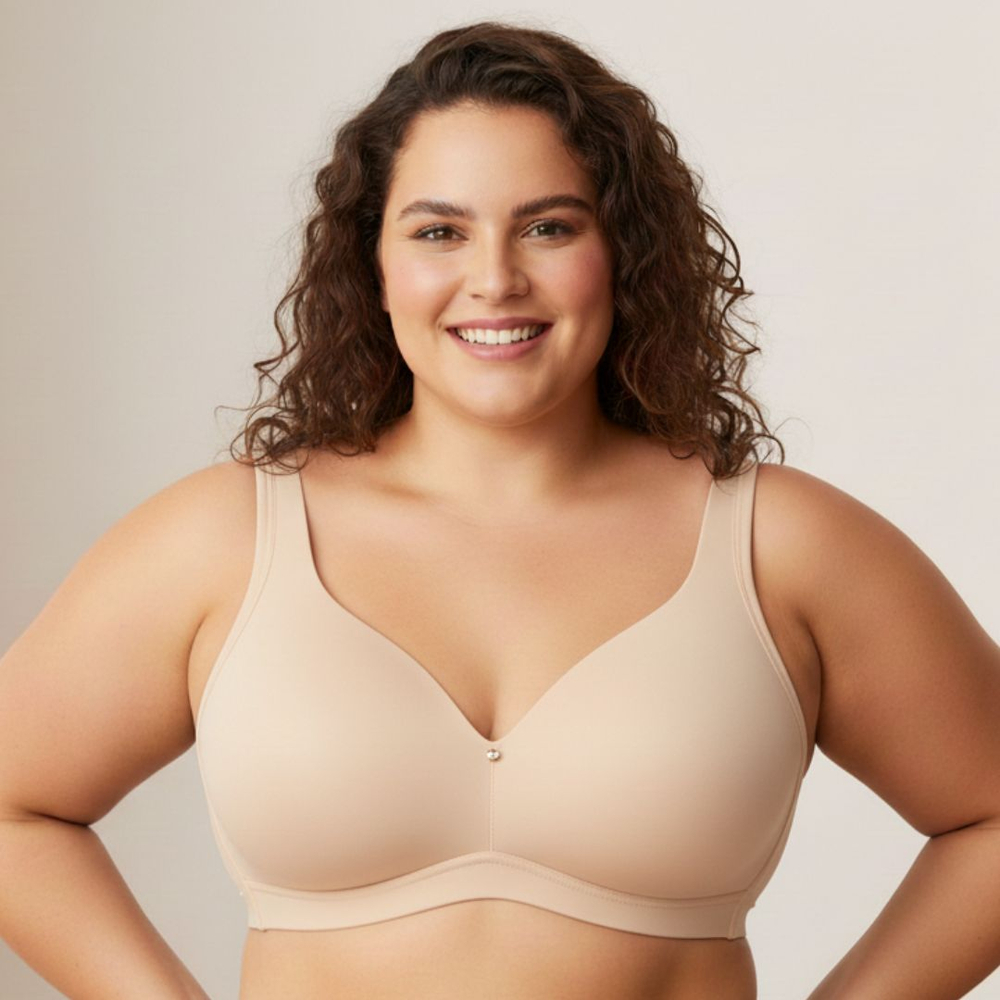 Sutiã Plus Size Top Bojo Sem Aros Conforto Nayane